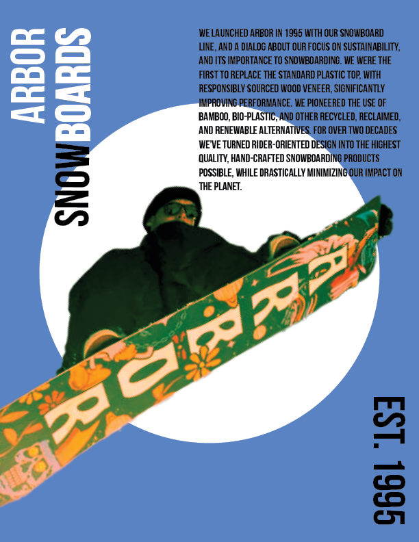 Arbor Snowboards Ad Design